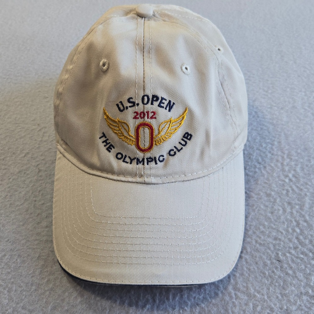 USGA 2012 US Open The Olympic Club Hat Mens OSFM Khaki Tan Member Baseball Cap